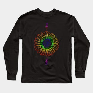 Bloom within colourful flower Long Sleeve T-Shirt